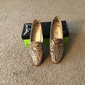 Sam Edelman snake print flats